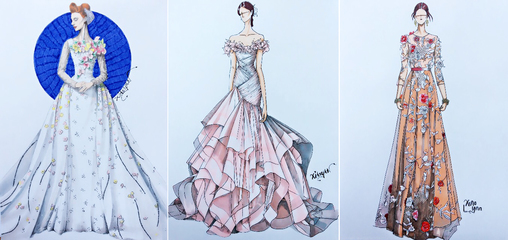 從構思到呈現(xiàn) 三步打造絕美時裝畫服飾